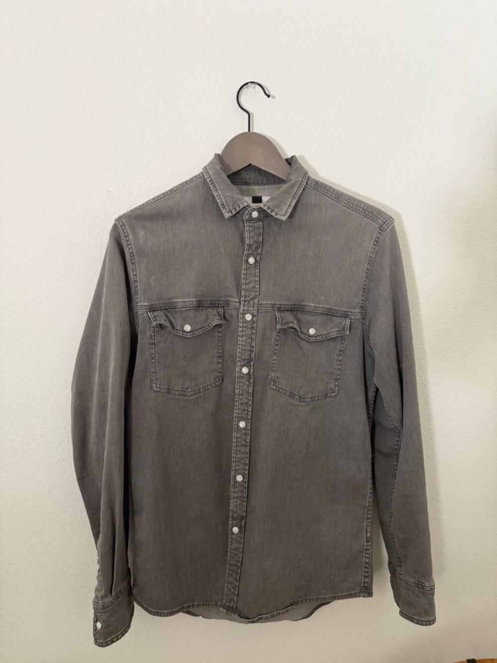 Top Man Western Style Long Sleeves Denim shirt size S Used/ Excellent Condition